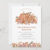 Thanksgiving pompoen kaart (Voorkant)