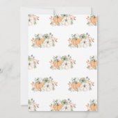 Thanksgiving pompoen kaart (Achterkant)