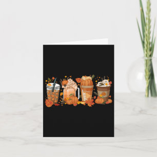 Thanksgiving pompoen kruiden koffie Herfst herfst  Kaart