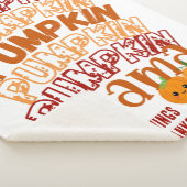 THANKSGIVING POMPOEN MAMA  SHERPA DEKEN (3/4)