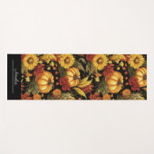 Thanksgiving pompoen  meditatie yogamat (Voorkant (horizontaal))