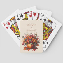 Thanksgiving-Pompoen met Fall Leaves