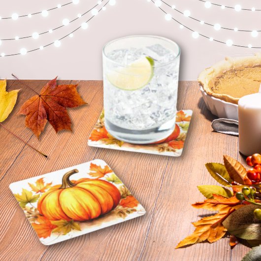 Thanksgiving pompoen Onderzetters – Herfst Oogstta