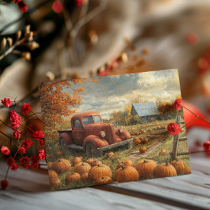 Thanksgiving  Pompoen Patch Halloween Briefkaart