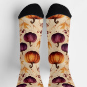 Thanksgiving Pompoen Patch Pompoenen Herfst Harves Sokken (Top)