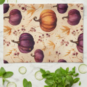 Thanksgiving Pompoen Patch Pompoenen Herfst Harves Theedoek (Gevouwen)