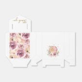 Thanksgiving Pompoen Roze Bloemen Dank u Bedankdoosjes (Uitgevouwen)