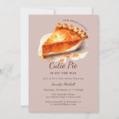 Thanksgiving Pompoen Schattig Schatje Baby Shower Kaart (Voorkant)