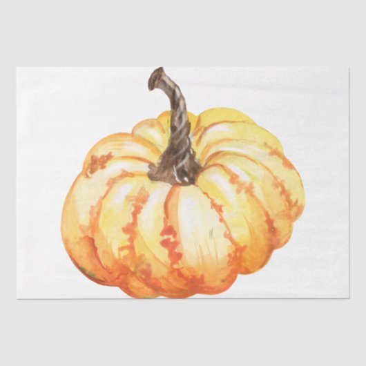 Thanksgiving Pompoen Serie Ontwerp 15 Tissuepapier (Voorkant)