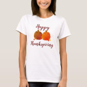 Thanksgiving/pompoen T-shirt (Voorkant)