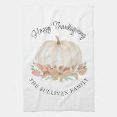 Thanksgiving pompoen theedoek (Verticaal)