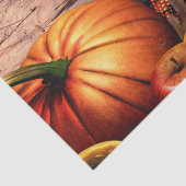 Thanksgiving pompoen tissuepapier (Detail)