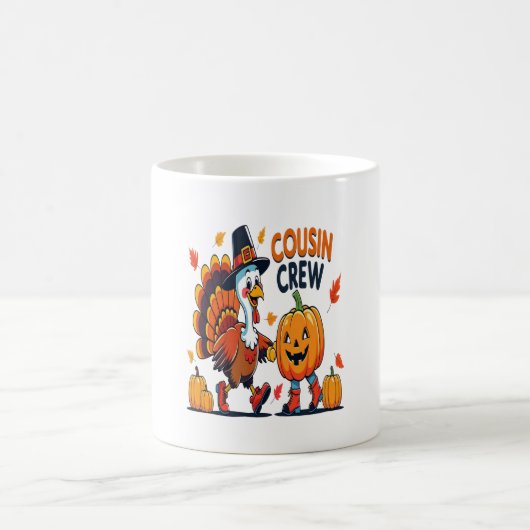 Thanksgiving pompoen van neef en neef koffiemok (Center)