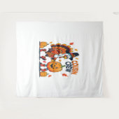 Thanksgiving pompoen van neef en neef wandkleed (Voorkant (horizontaal))
