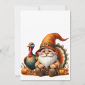 Thanksgiving Pompoen Waterverf Herfst Kaart (Achterkant)