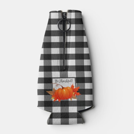 Thanksgiving Pompoenbuffeldoos Flesjeskoeler (Achterkant)