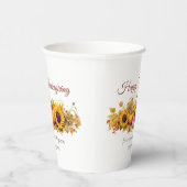  Thanksgiving Pompoenen Custom Company Papieren Bekers (Rechts)