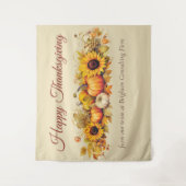  Thanksgiving Pompoenen Custom Party Wandkleed (Voorkant)