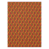 Thanksgiving pompoenen en valleien op maroon tafelkleed (Voorkant)