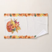 Thanksgiving pompoenen handdoek (Handdoek)