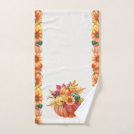 Thanksgiving pompoenen handdoek