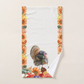 Thanksgiving pompoenen handdoek (Handdoek)