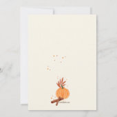 Thanksgiving Pompoenen Kaart (Achterkant)