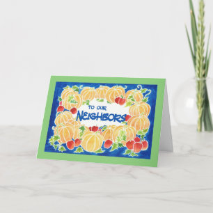 Thanksgiving Pompoenen Kaart voor Buren