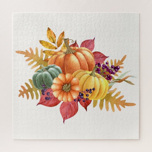 Thanksgiving Pompoenen Legpuzzel (Verticaal)