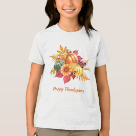 Thanksgiving Pompoenen Meisjes T-shirt