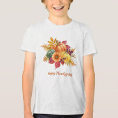 Thanksgiving Pompoenen Meisjes T-shirt (Voorkant)