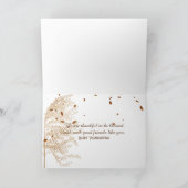 Thanksgiving pompoenen op hooibaal kaart (Binnen)