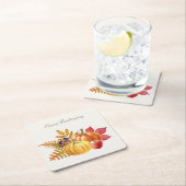 Thanksgiving pompoenen papier Onderzetter (Insitu)