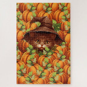 THANKSGIVING POMPOENEN SCHATTIGEE KAT LEGPUZZEL