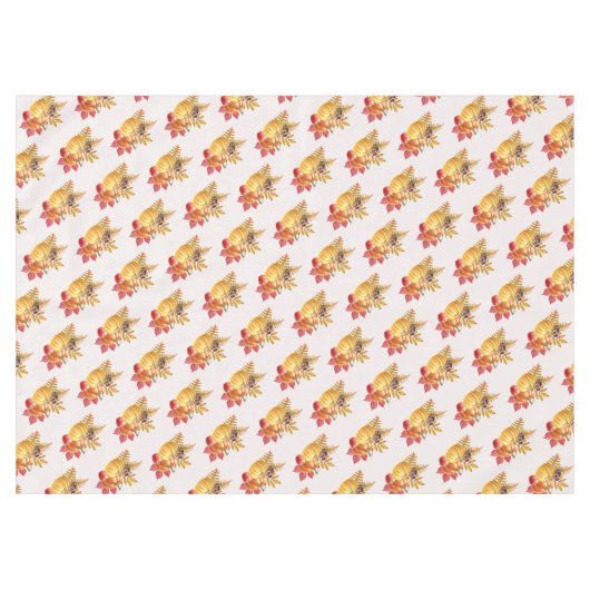 Thanksgiving pompoenen tafelkleed (Voorkant (Horizontaal))