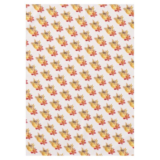 Thanksgiving pompoenen tafelkleed (Voorkant)