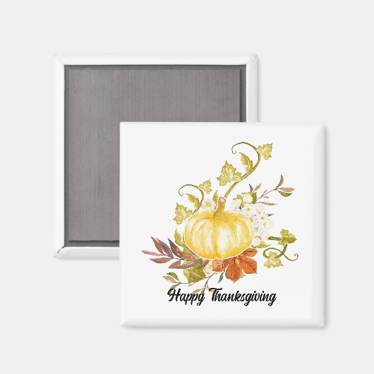 Thanksgiving pompoenmagneet magneet (Voorkant / Achterkant)
