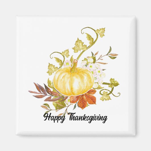 Thanksgiving pompoenmagneet magneet (Voorkant)