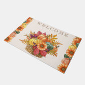 Thanksgiving Pompoenmandje Deurmat (Schuin)