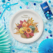 Thanksgiving pompoenmandje papier Bord (Feest)