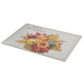 Thanksgiving pompoenmandje snijplank (Hoek)