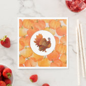 Thanksgiving pompoenpapier Napkin Servet (Insitu)