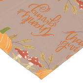 Thanksgiving-pompoentafelrunner Korte Tafelloper (Hoek)