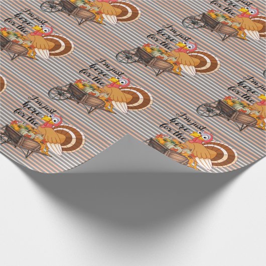 Thanksgiving Populair Mooi Herfst Collectie Cadeaupapier (Hoek)