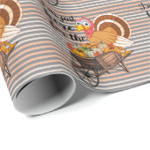 Thanksgiving Populair Mooi Herfst Collectie Cadeaupapier (Rol Hoek)