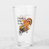 Thanksgiving Populair Mooi Herfst Collectie Glas (Achterkant)