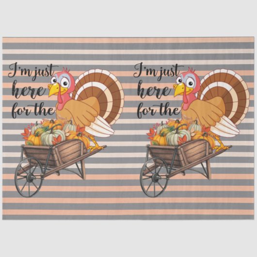 Thanksgiving Populair Mooi Herfst Collectie Tissuepapier (Voorkant)