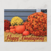 Thanksgiving Post Card Feestdagenkaart (Voorkant)