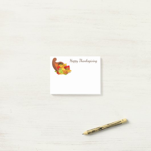 Thanksgiving Post-it-Notes Post-it® Notes (Op bureau)