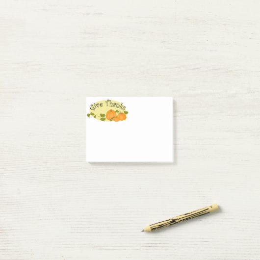 Thanksgiving Post-it-Notes Post-it® Notes (Op bureau)